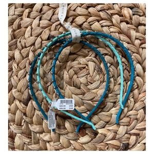 NWT Anthropologie Antonia Embellished Headband Set